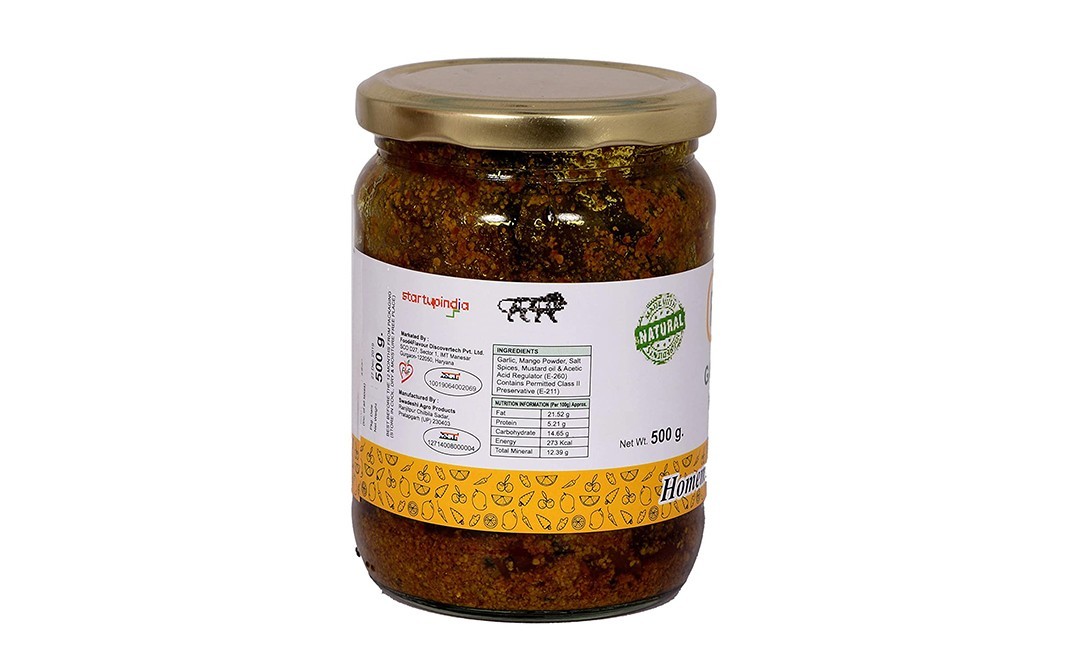 Favor8 Garlic Pickle    Glass Jar  500 grams